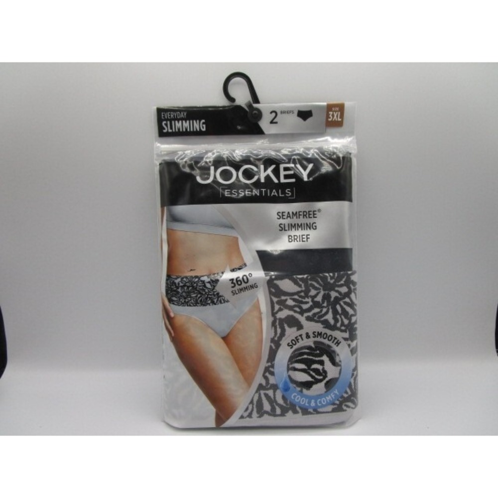 Jockey Essentials Seamfree Slimming Short Gray Women's 3XL Underwear Shapewear